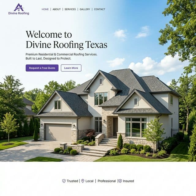 Divine Roofing: Texas Roofing Digital Ecosystem