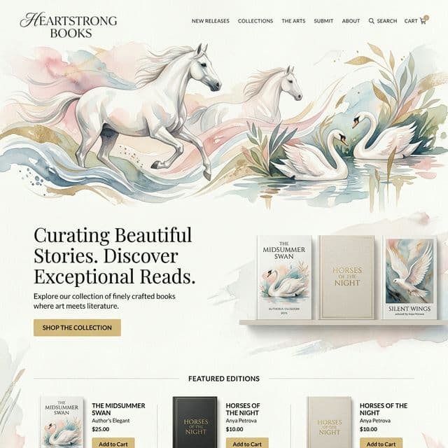 Heartstrong Books: Literary Digital Footprint